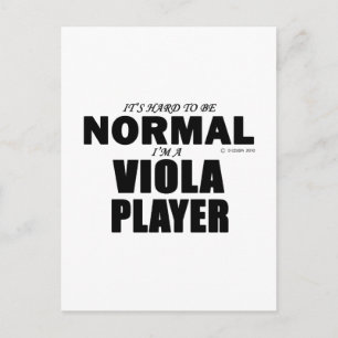 Normal Viola Player Vykort