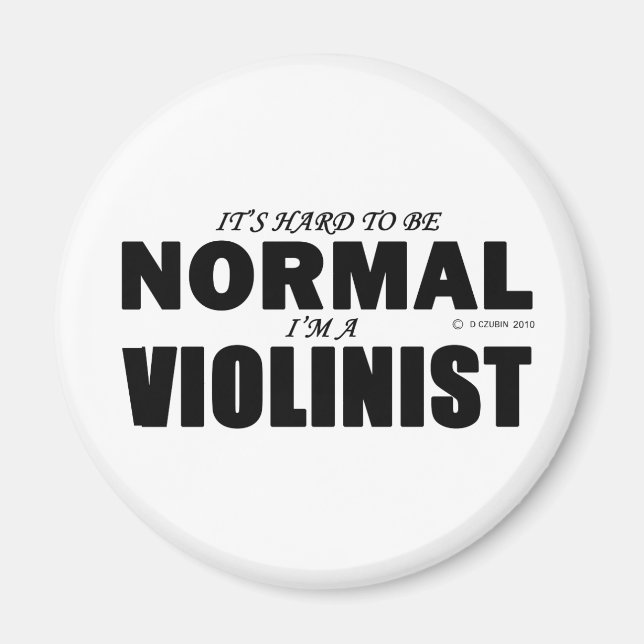 Normal Violinist Magnet (Framsidan)