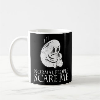 Normala människor Skrämmer mig Antisocial NERD Gee Kaffemugg