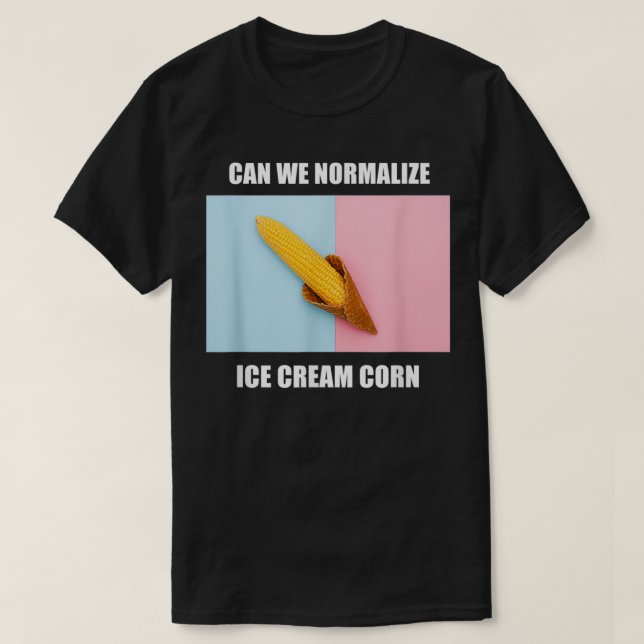 Normalisera membranets Konstig Ironic Funny Dumb P T Shirt (Design framsida)