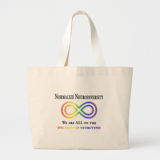 Normalisera Neurodiversitet Jumbo Tygkasse (Framsidan)