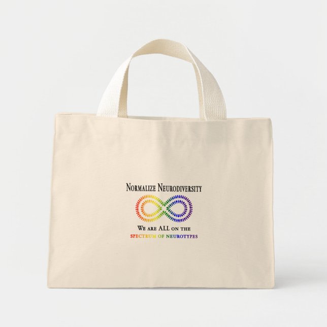 Normalisera Neurodiversitet Mini Tygkasse (Framsidan)