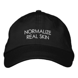 Normalisera Real Skin Broderad Keps