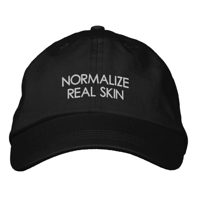 Normalisera Real Skin Broderad Keps (Framsida)
