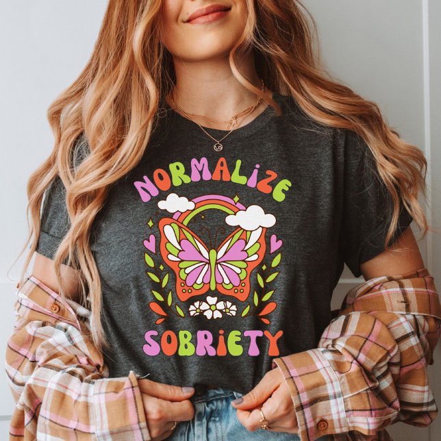 Normalisera samhället | Sober Life | Rehab för ant T Shirt (Skapare uppladdad)