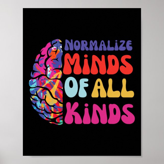 Normalisera sinnen av alla slag Autism Awereness N Poster (Framsidan)
