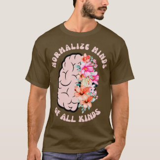 Normalisera sinnet av alla slag Boho Stil T Shirt
