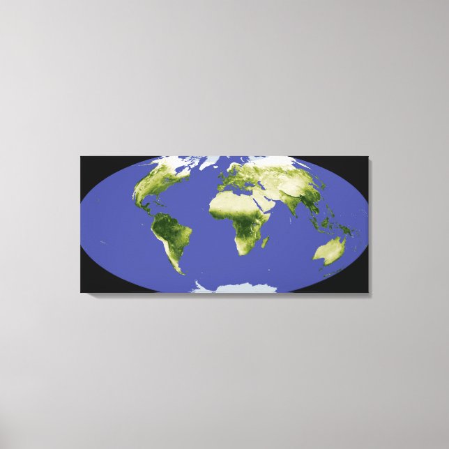 Normaliserat differensindex för växtlighet canvastryck (Framsida)