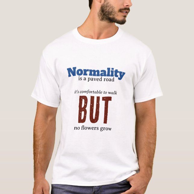 normality t-shirt (Framsida)