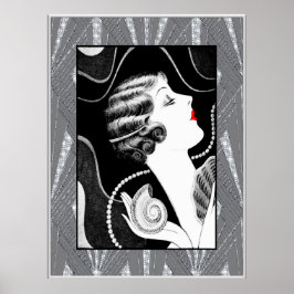 Normalt 1920-tal Dam Poster