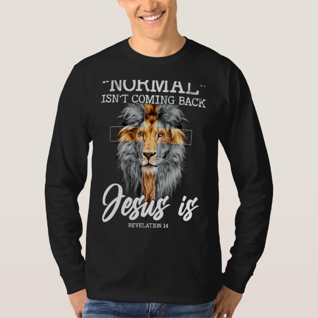 Normalt kommer inte tillbaka t shirt (Framsida)