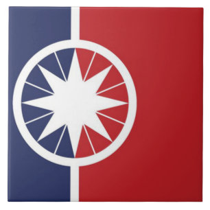 Norman City flagga Kakelplatta