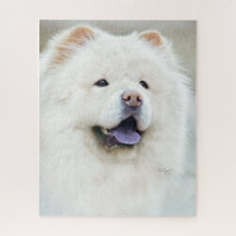 Norman Cream Chow Chow Jigszle Puzzle