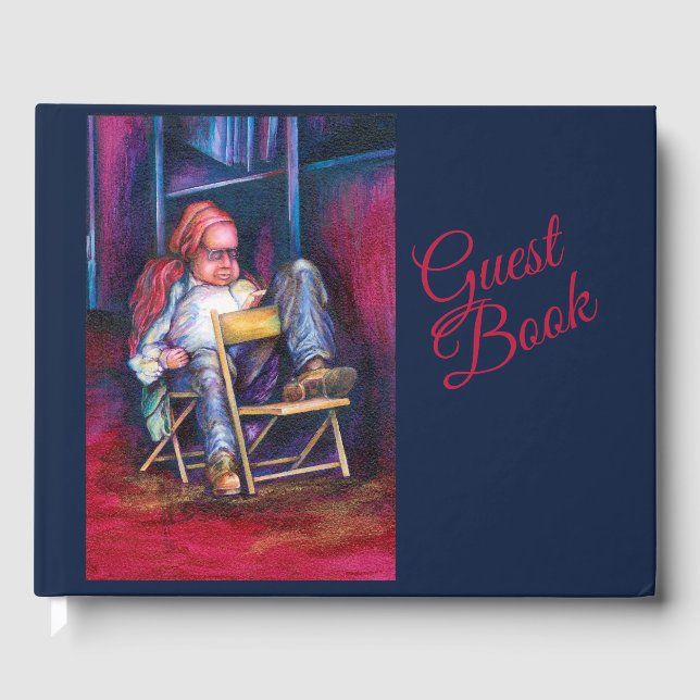 Norman föredrar att rita i sin sömn gästböcker (Framsida)