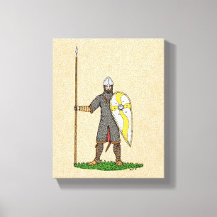 Norman Knight Circa 1066 Canvastryck