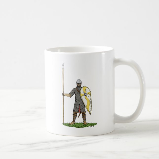 Norman Knight Circa 1066 Kaffemugg (Höger)
