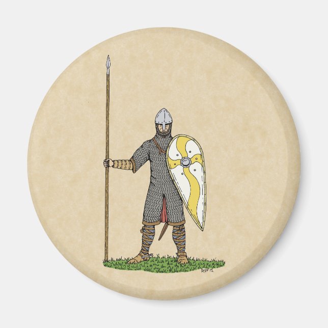 Norman Knight Circa 1066 Magnet (Framsidan)