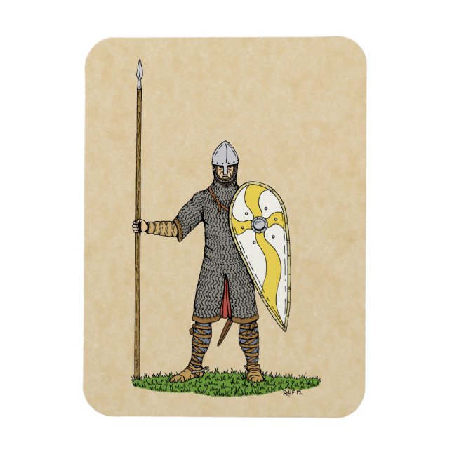 Norman Knight Circa 1066 Magnet (Vertikal)