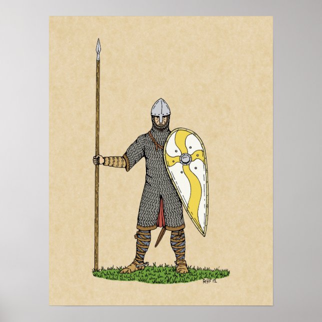 Norman Knight Circa 1066 Poster (Framsidan)