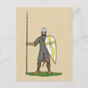 Norman Knight Circa 1066 Vykort