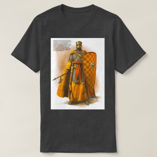 Norman Medieval Knight T Shirt (Design framsida)
