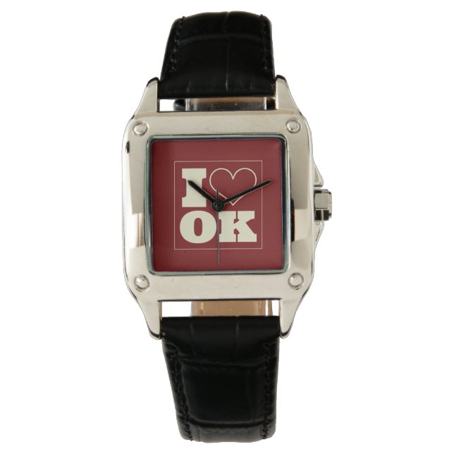 Norman (OK) Football Tailgate Armbandsur (Framsida)