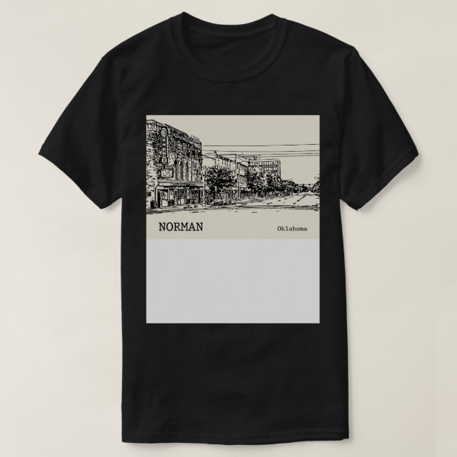 Norman Oklahoma 1 T Shirt (Design framsida)