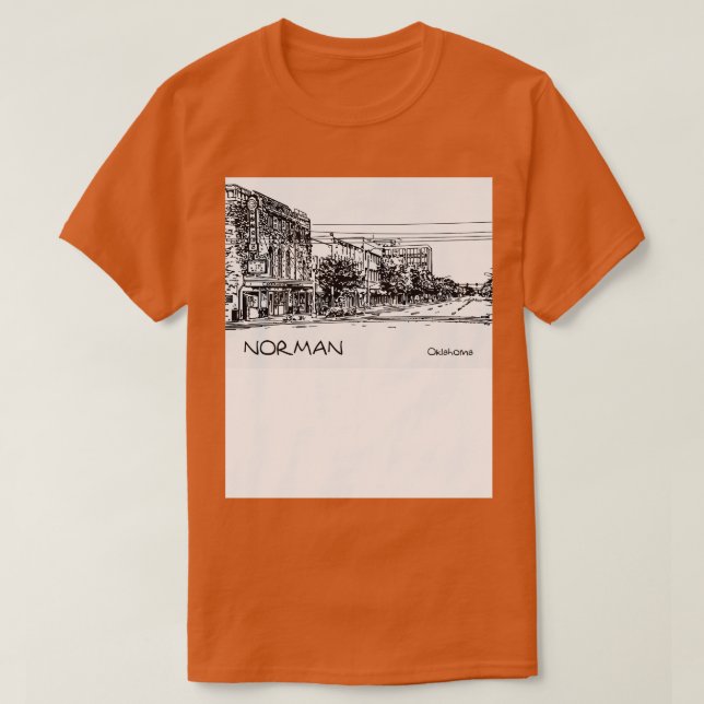 Norman Oklahoma T Shirt (Design framsida)