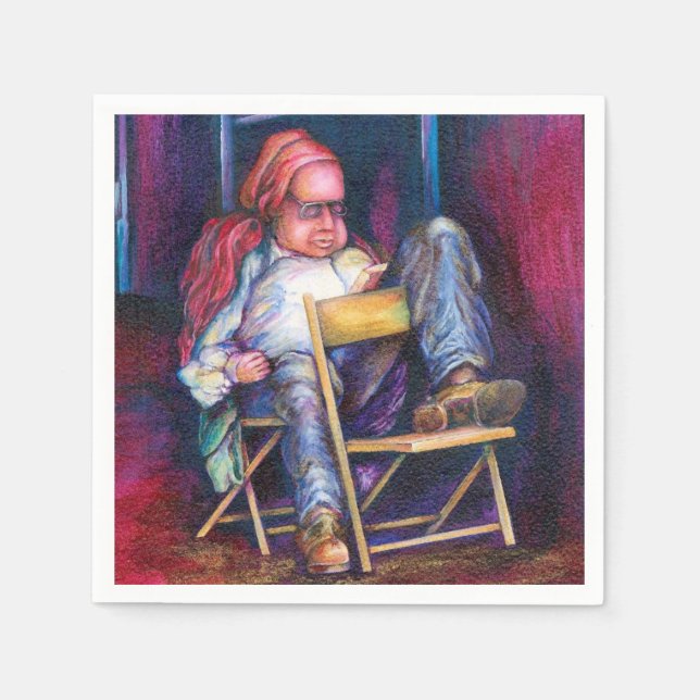 Norman Perfers till Draw i hans viloläge Pappersservett (Framsidan)