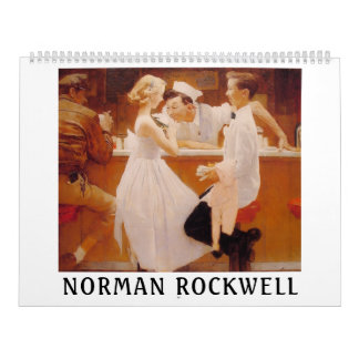Norman Rockwell konst vintage väggkalender Kalender