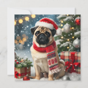Norman T Pug julkort