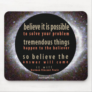 Norman Vincent Peale citationstecken Musmatta