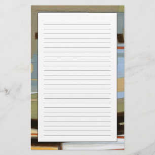 Norman Wyatt målar ett modernt fritt uttryck Brevpapper