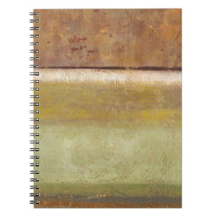 Norman Wyatt målar i Earth Tones Anteckningsbok Med Spiral
