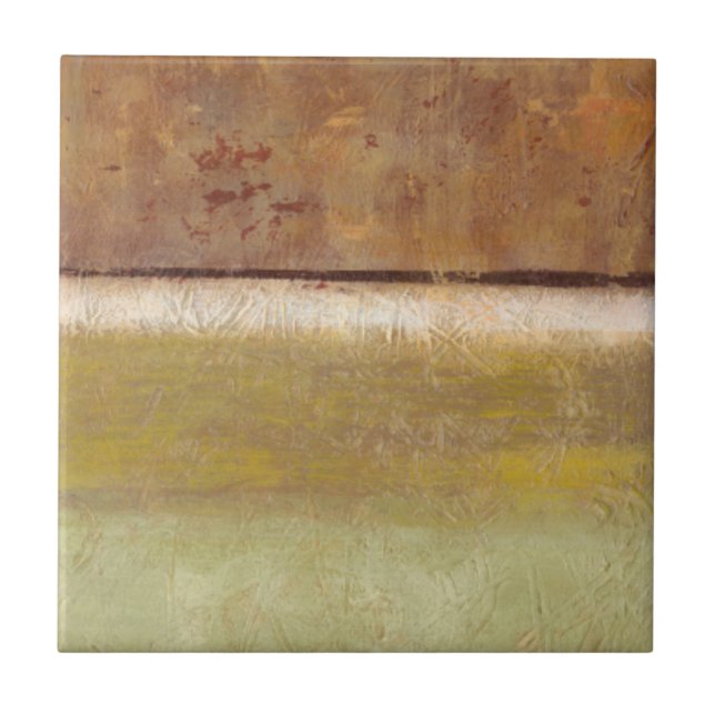 Norman Wyatt målar i Earth Tones Kakelplatta (Framsidan)