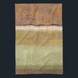 Norman Wyatt målar i Earth Tones Kökshandduk<br><div class="desc">Friska jordtoner genomsyrar den moderna målningen av Norman Wyatt. Färg i biet blandar sig på ett underbart sätt och ser underbar ut i alla rum i ditt hem. Det skulle också ge en fantastisk!</div>