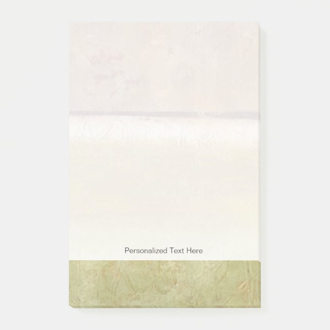 Norman Wyatt målar i Earth Tones Post-it Block (Framsida)