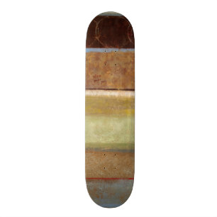 Norman Wyatt målar i Earth Tones Skateboard Bräda 21,5 Cm