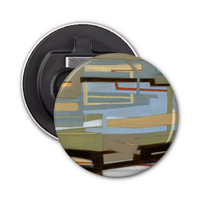 Norman Wyatt målar i Modern Free Expression Flasköppnare (Framsidan)