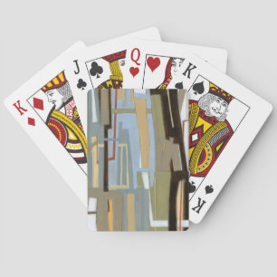 Norman Wyatt målar i Modern Free Expression Spelkort