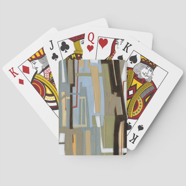 Norman Wyatt målar i Modern Free Expression Spelkort (Baksidan)