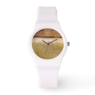 Norman Wyatts moderna målning i Earth Tones Armbandsur