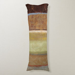 Norman Wyatts moderna målning i Earth Tones Kroppskudde