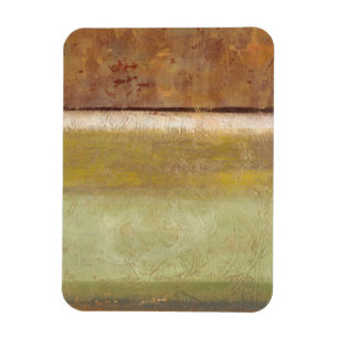 Norman Wyatts moderna målning i Earth Tones Magnet