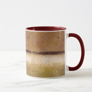 Norman Wyatts moderna målning i Earth Tones Mugg