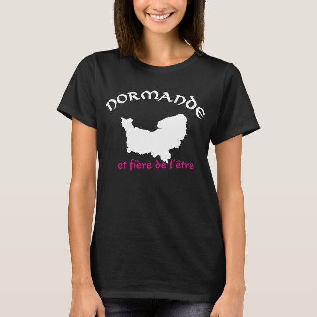 Normande et fière de l'être t shirt (Framsida)