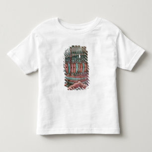 Normanden tjäna som soldat korsa engelskaet t-shirt