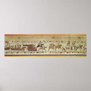 Normander disembark på Pevensey och riddarna Poster