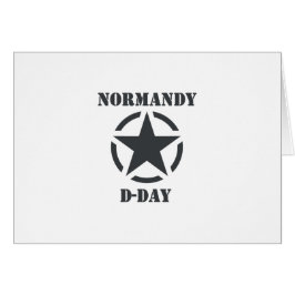 Normandie D-Day Hälsningskort
