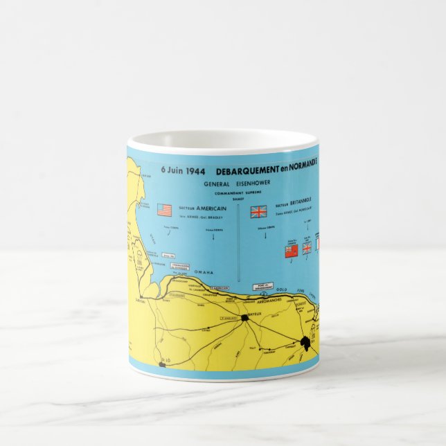 Normandie D-Day-mugg Kaffemugg (Center)